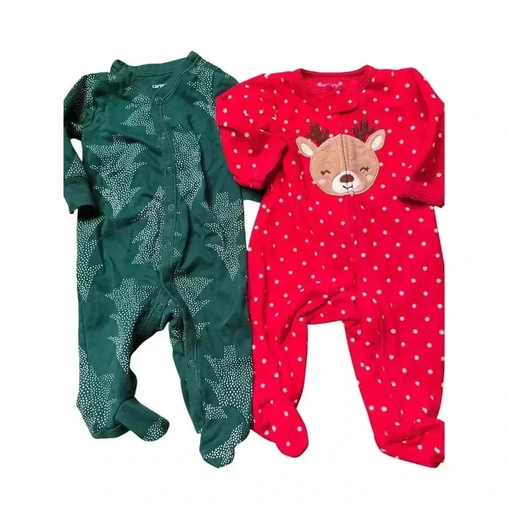 CARTERS 3 months sleepers bundle of 2